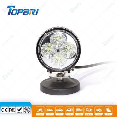 12W Round LED Mini Heavy Duty LED Auxiliary Work Light