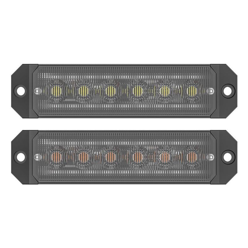 Dxz Car Light Accessories 12-24V Super Bright Flash 24LED Warning Strobe Lights Truck Vehicle Strobe Side LED Marker Light