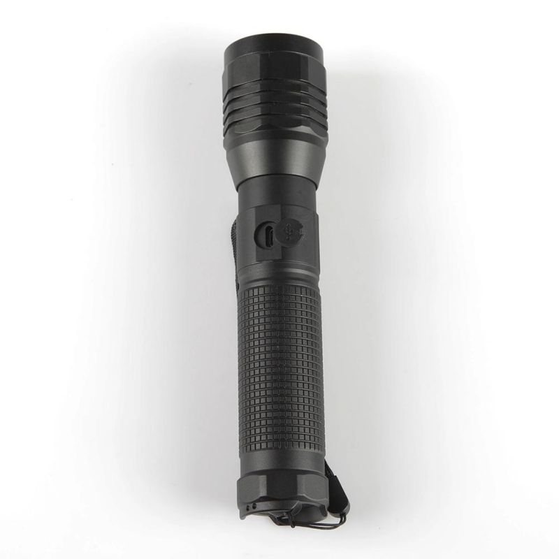 Yichen 1200 Lumen Rechargeable Zoomable Tactical LED Flashlight Portable Guardian Torch