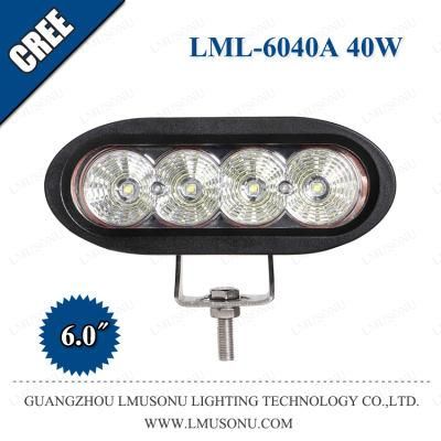 6.0 Inch 40W CREE Offroad LED Auxiliary Working Light for Auto Car Truck Boat