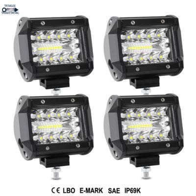 Spot Flood LED Driving Fog off Road Lights Bars LED Work Light for Truck Pickup Van Camper SUV ATV