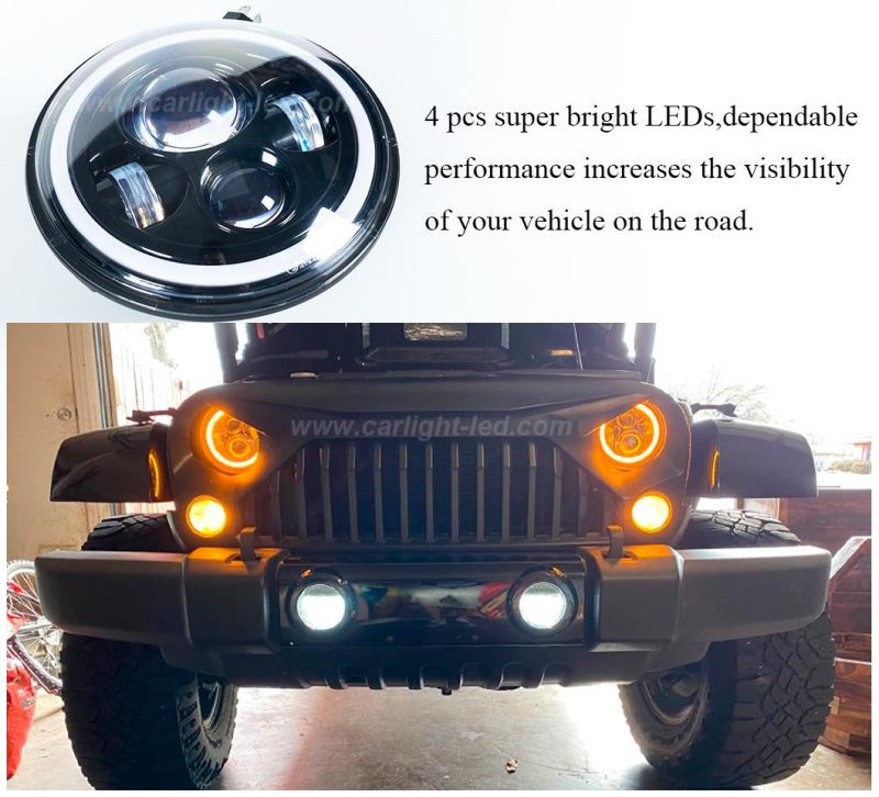 Halo Ring for Wrangler Jk LED Fog Headlight Lamps