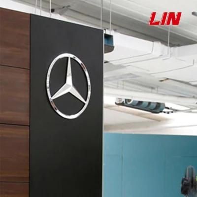 Acrylic Injection / Vacuum Forming Beautiful Coated 3D Auto Car Emblem Signage