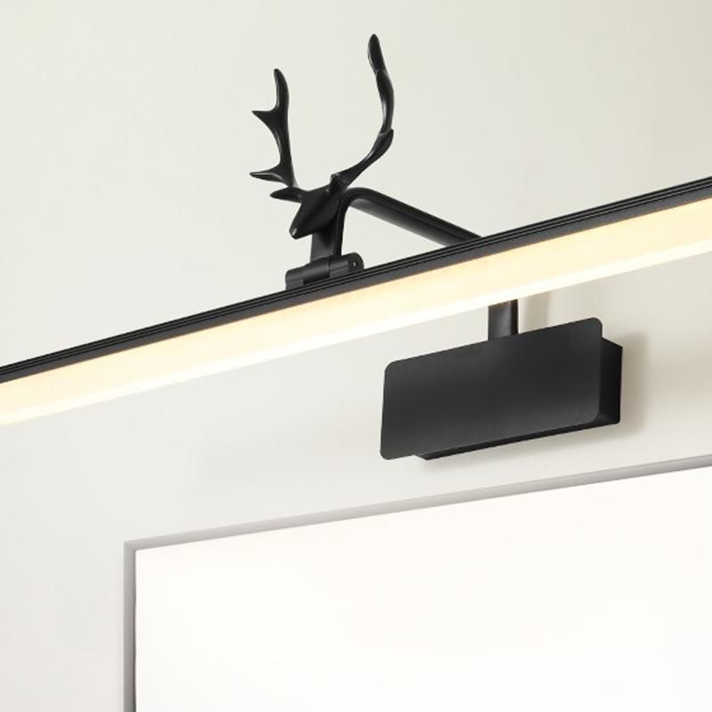 Black Antler Mirror Light LED Bathroom Toilet Mirror Cabinet Dresser Wall Lamp