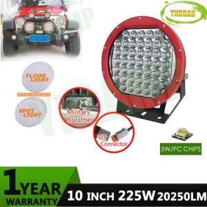 10inch 225W Offroad Auto LED Work Driving Light with CREE LEDs