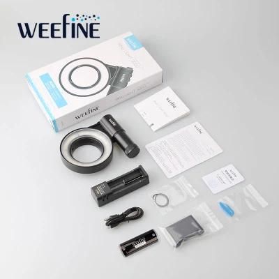 Weefine Ring Light 3000 Lumens with Flash Mode (M67 threaded) for Macro Photos with Any Camera From Compact to DSLR