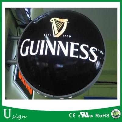 Wall Mount Shop or Store Advertising Light Box Outdoor Waterproof Lightbox