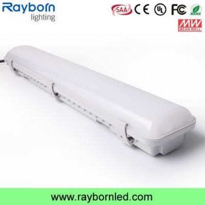 IP65 5FT 1500mm Warehouse Factory Workshop Supermarket Linear Low Bay 50W 60W LED Tri-Proof Light/Vapor Tight Fixture