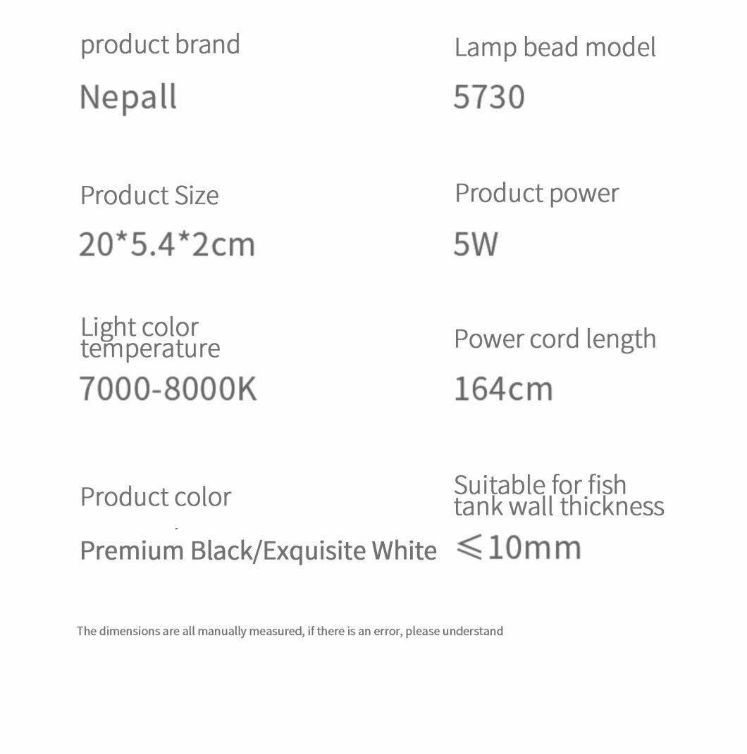 Pet Products Aquarium LED Small Fish Tank Light Accessories