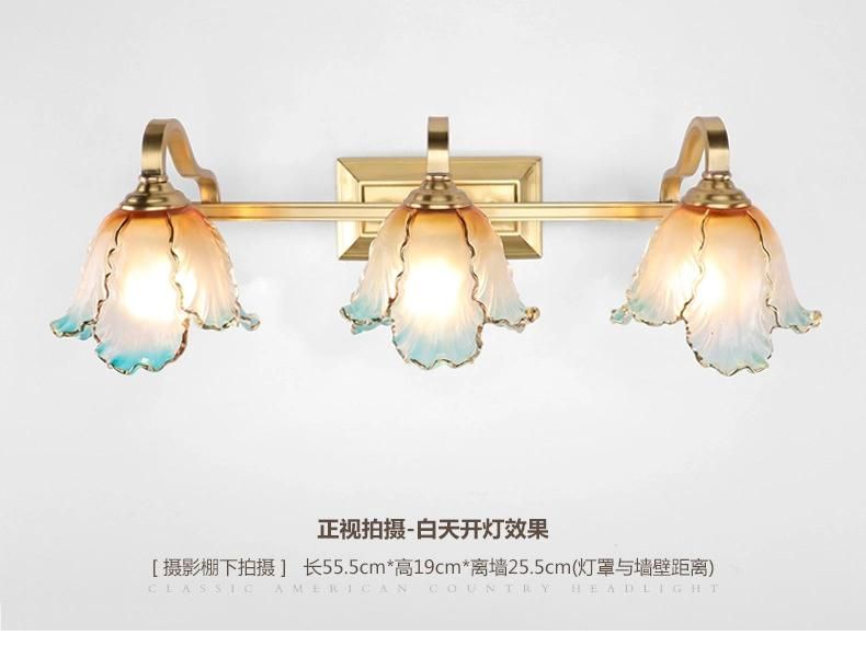 American Bathroom LED Mirror Headlight Wall Lamp Bathroom Lamp Makeup Lamp Waterproof Anti-Fog Toilet Lamp (WH-MR-56)