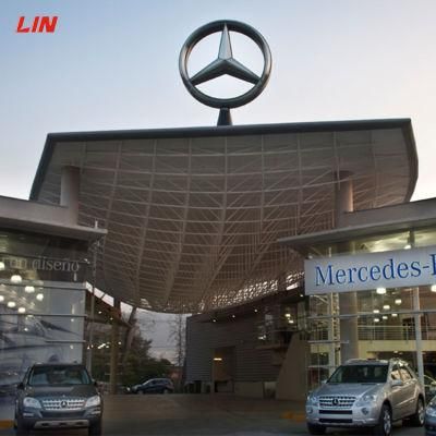 Auto Chains LED Vacuum Coating Car Logo for Benz