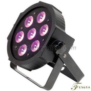 7X10W 4 in 1 RGBW LED Flat PAR 64 Can (FY-131A)