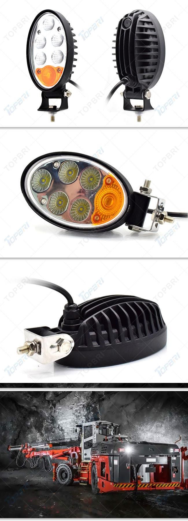 12V 36W White Amber Turn Warning LED Forklift Safety Work Lights