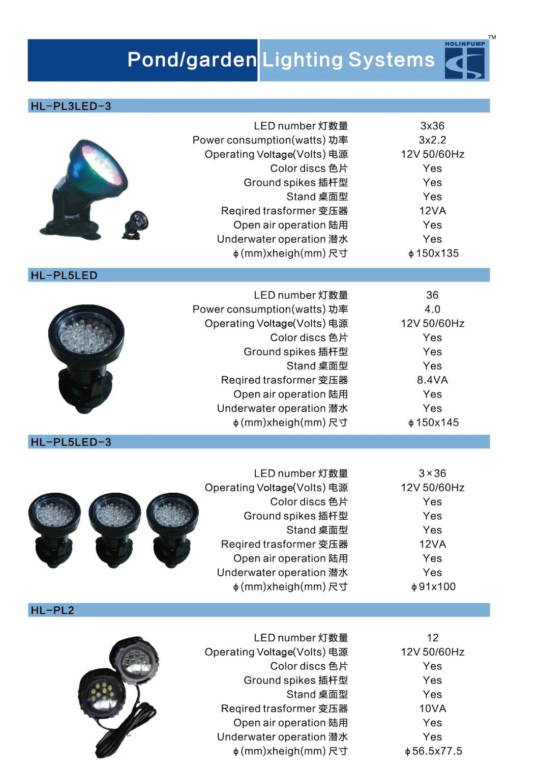 LED Underwater Garden Aquarium Outdoor Spot RGB Waterproof Pond (HL-PL5LED02)