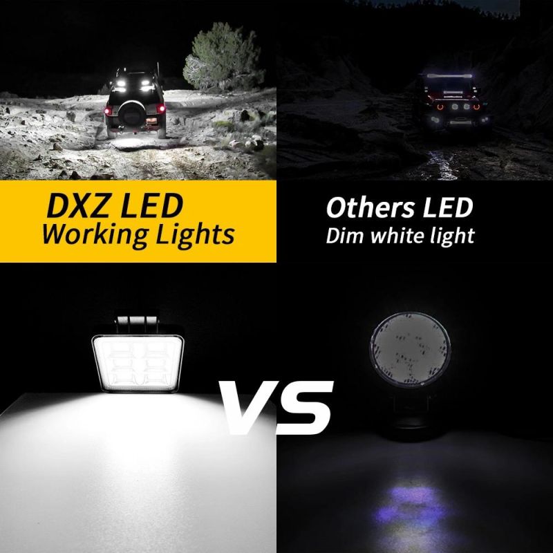 Dxz LED Work Light 48W 4inch LED Driving Lights for Best off Road LED Flexible Work Light