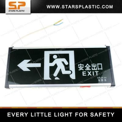 EL-A57-Single-Left Fire Emergency Light Acrylic Emergency LED Exit Light