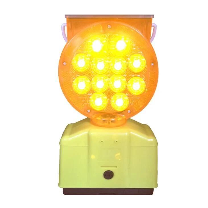 Hight Quality Portable LED Solar Traffic Warning Lamp for Emergency