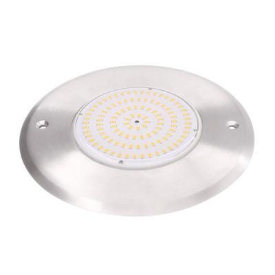 12VAC 10W Color Changing RGB Wall Mounted IP68 Waterproof Underwater Slim Stainless Steel LED PAR56 Pool Lights