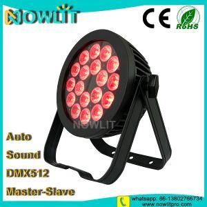 Outdoor 18PCS 12W LED Flat PAR Light for Stage