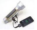 Hot Multifunctional Solar Flashlight, Aluminium 7 LED Flashlight &amp; Torch (JHH-F07)