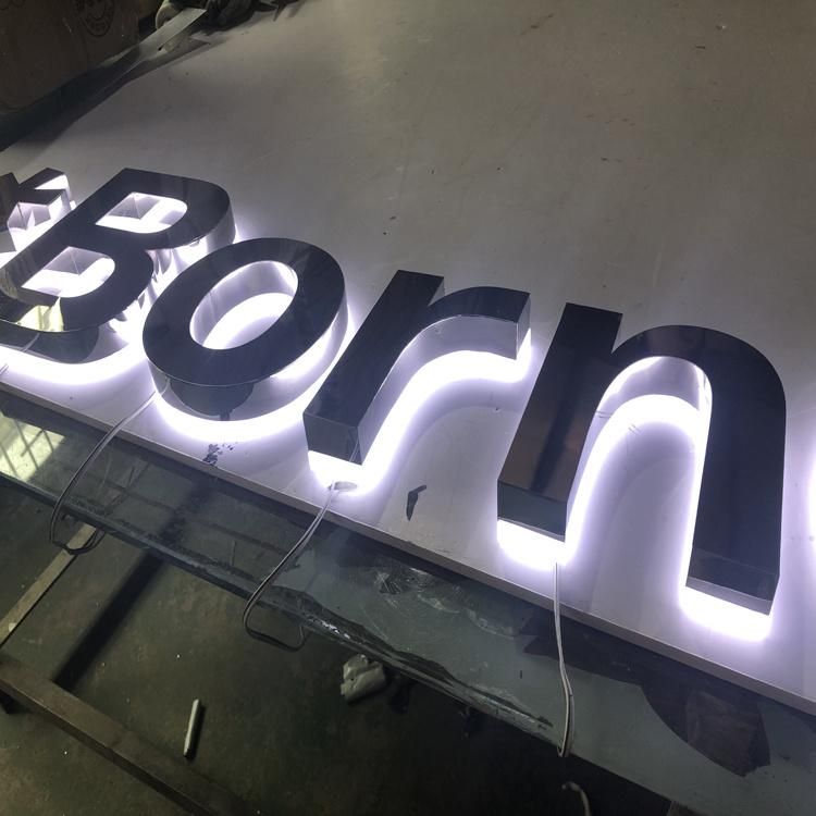 Custom Luminous Letter LED 3D Logo Advertising LED Sign