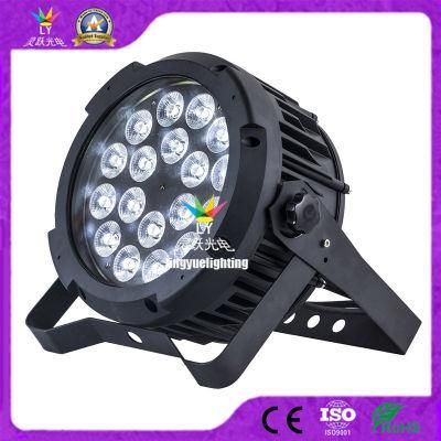 18PCS Rgbwauv Outdoor DMX Professional LED PAR Light