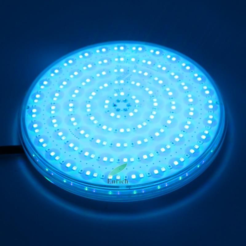 Colorful RGB AC12V IP68 Underwater LED Swimming Pool Lamp with Remote Control