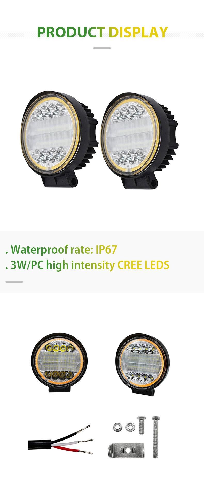 Round4 Inch 18 Watt LED Work Light Tuff LED Lights