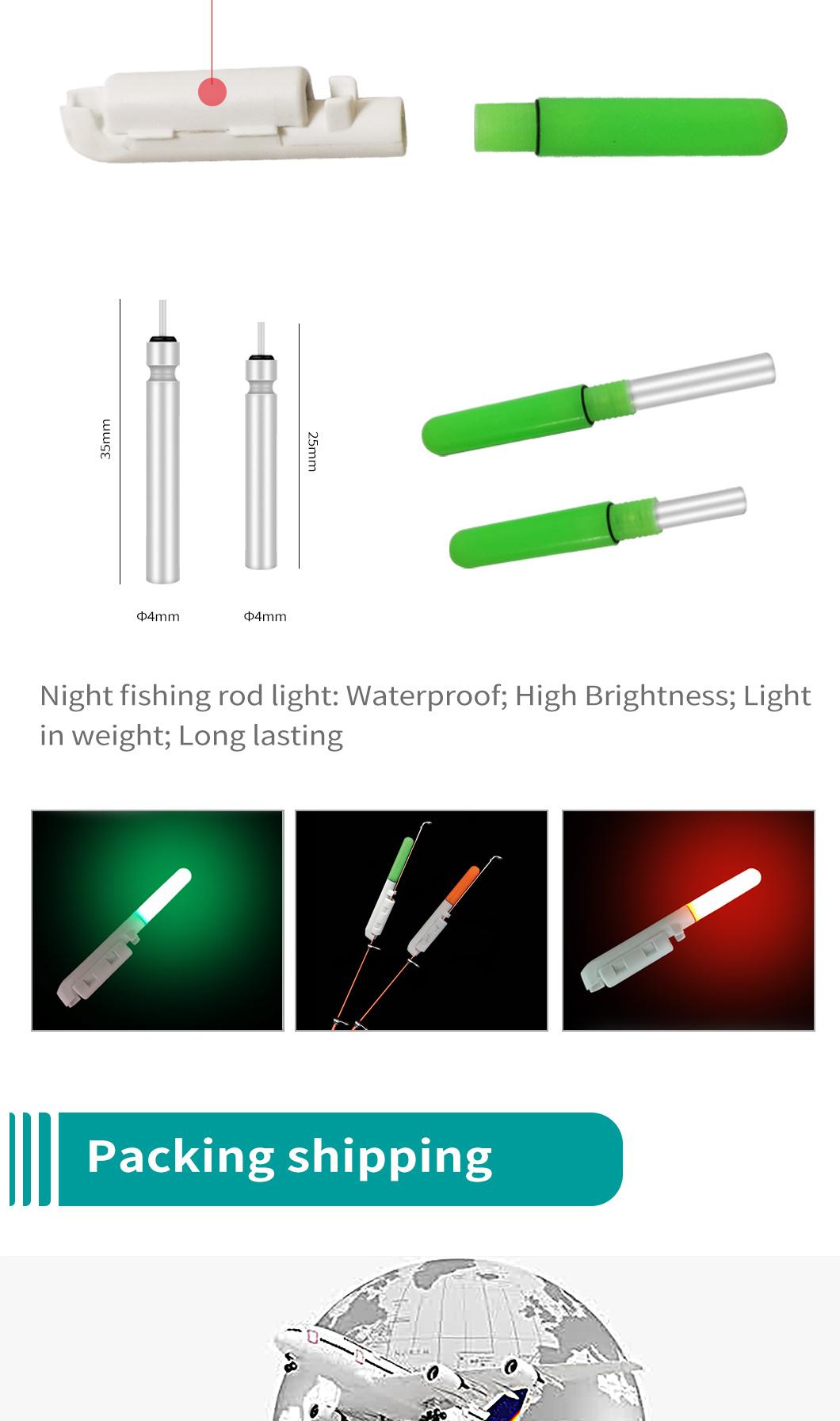 Chinese Manufacturer Customized Direct Sale Outdoor Night Fishing Waterproof Rt70 Fishing Rod Light
