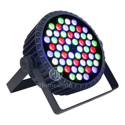 Professional Stage Light Equipment RGBW 4 in 1 Colorful Flat PAR Light for Wedding Party