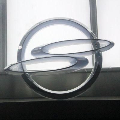 Outdoor Chrome Car Logo LED Board Pylon Auto Signage