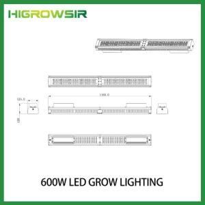 Higrowsir LED Horticultural Lighting 320W Full Spectrum Plant LED Grow Light