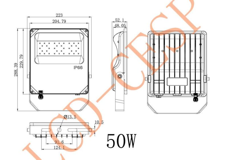 IP65 LED Portable Temporary Stringer Working Floodlight 80W 100W 150W High Bright Water Proof Planting LED Floodlights 50W 100W Flood Light