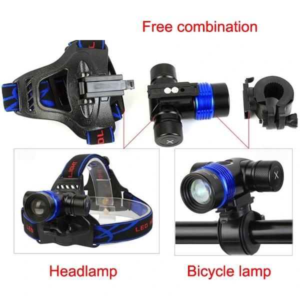 Ultra Bright 3W Zoomable Ultra Bright Headlamp Green LED