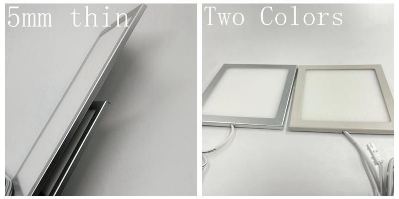 Ultra Thin LED Kitchen Cabinet Wardrobe Closet Showcase Cupboard Bar Counter Puck Lamp
