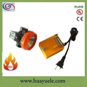 Kl2.5lm, 2.5ah Rechargeable Headlamp, Mining Lamp, Wireless Mining Cap Lamp for Miners, Camping, Hiking