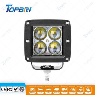 4D 12W Motorcycle ATV UTV Pillar Auto LED Work Light