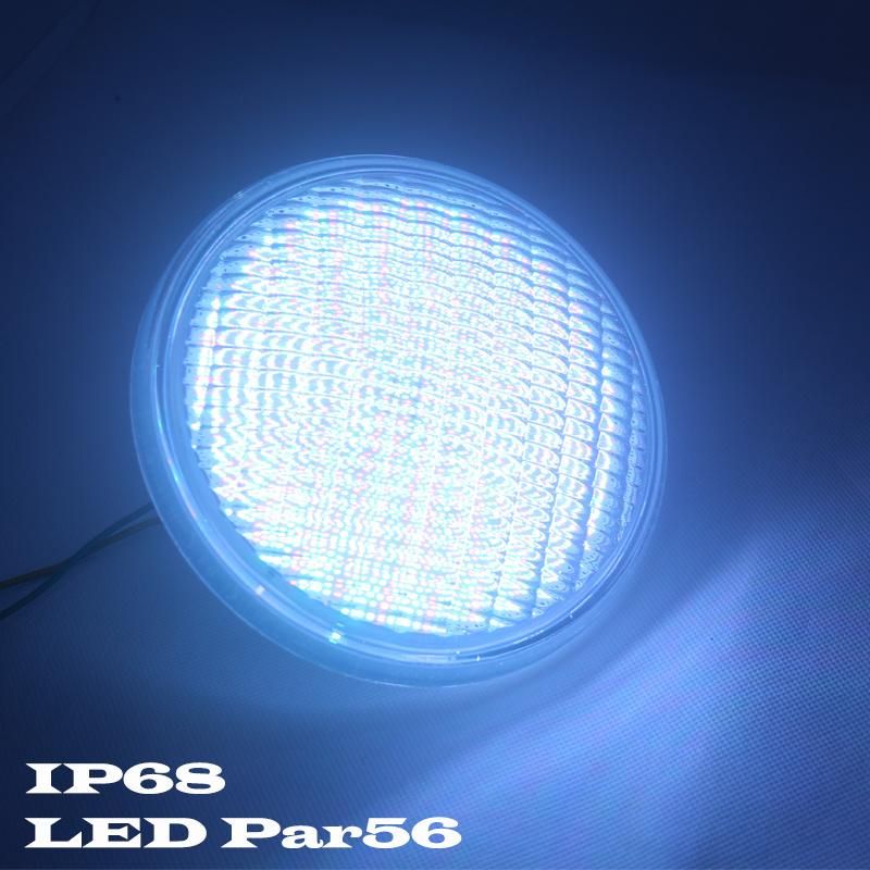 RGB Color Changing IP68 PAR56 LED Swimming Pool Lamp with Glass Housing