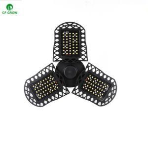 High Efficacy 3 Fan Blade Foldable Full Spectrum Quantum Board LED Grow Lights for Indoor Plants