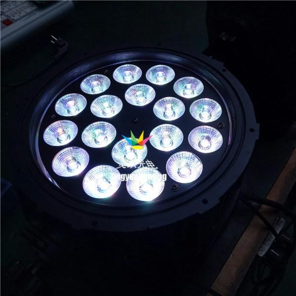 IP65 Outdoor 18X10W RGBW DMX512 LED PAR Can Light