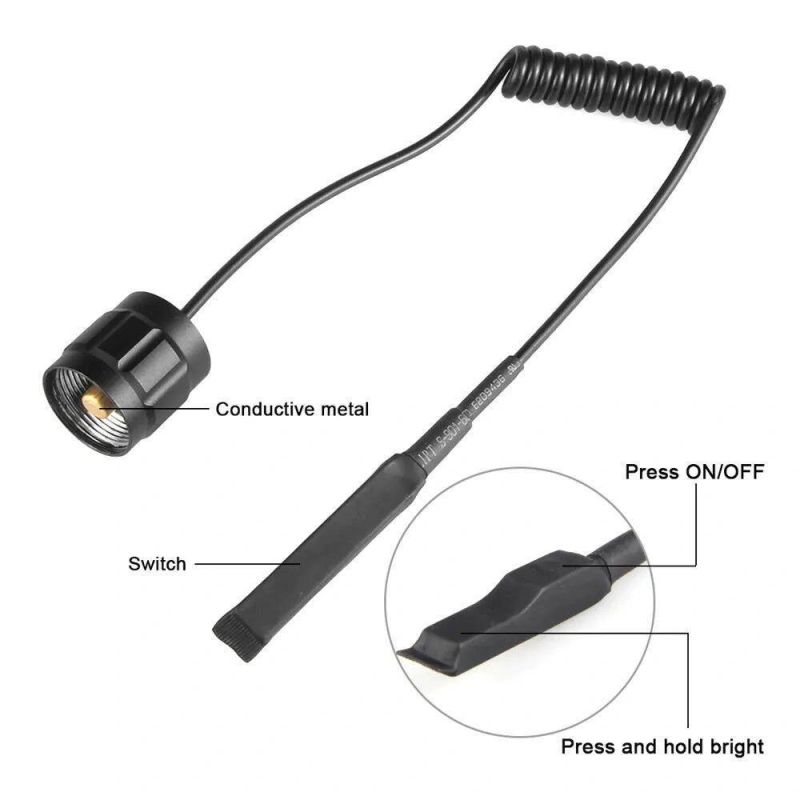 Green LED Aluminum Alloy Home Outdoor Camping Hunting Tactical Flashlight