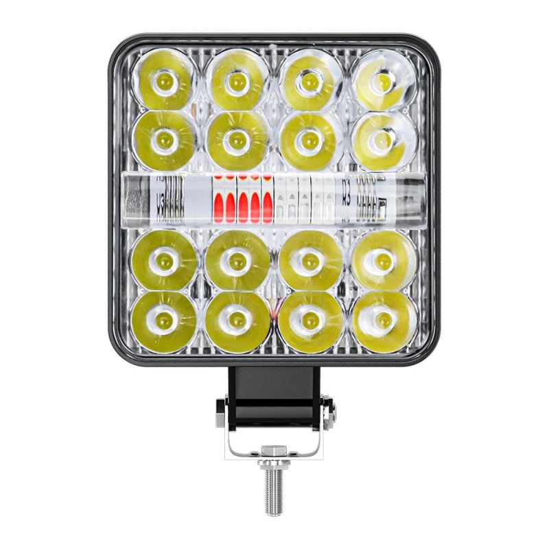 Dxz Patented Product 26SMD 78W Square Spotlight Angel Eye DRL Truck LED Work Light for SUV Vehicles