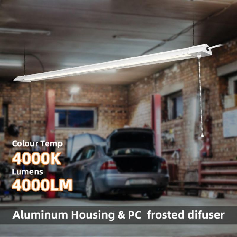 4000K Integrated LED Shop Lights for Warehouse, Office and Garage