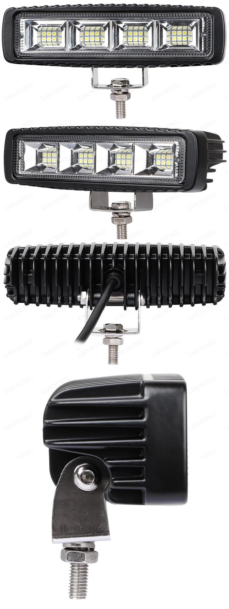 12V 6.5 Inch 36W Spot Flood Beam LED Work Lamp for Car Agriculture Harvesters Tractor Waterproof IP67