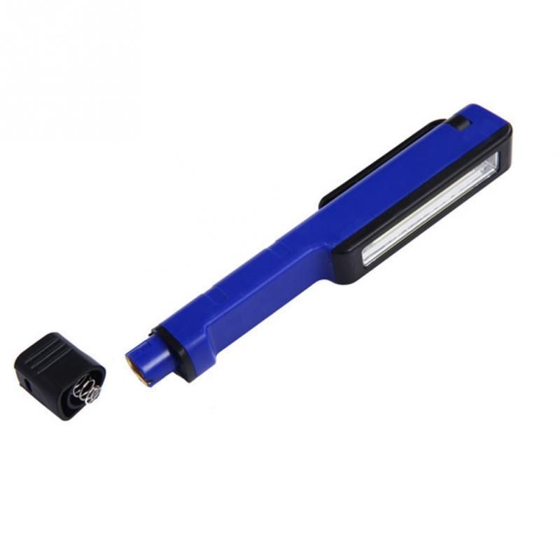 COB LED Pocket Pen Shape Work Light Torch with Powerful Magnetic Base & Rotating Magnetic Clip Flashlight