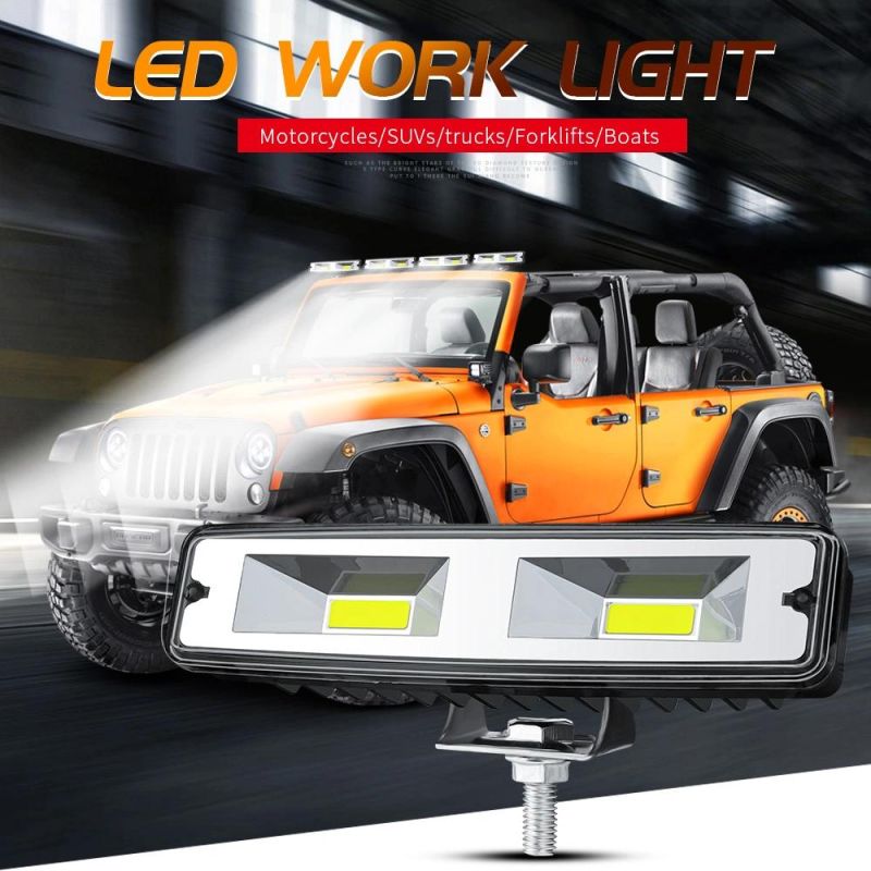 Dxz COB 48W Car LED Work Light Flood Lamp for Car SUV off Road for Jeep Truck Boat 12V 24V Driving Lights Fog Lights
