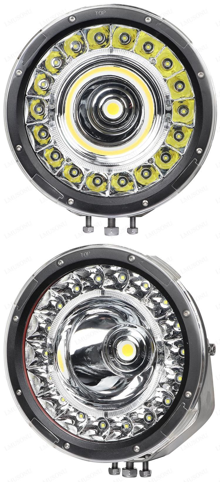 9.0 Inch 162W CREE 4X4 Offroad Auxiliary LED Driving Lamp with DRL Light for Auto Car Truck Boat