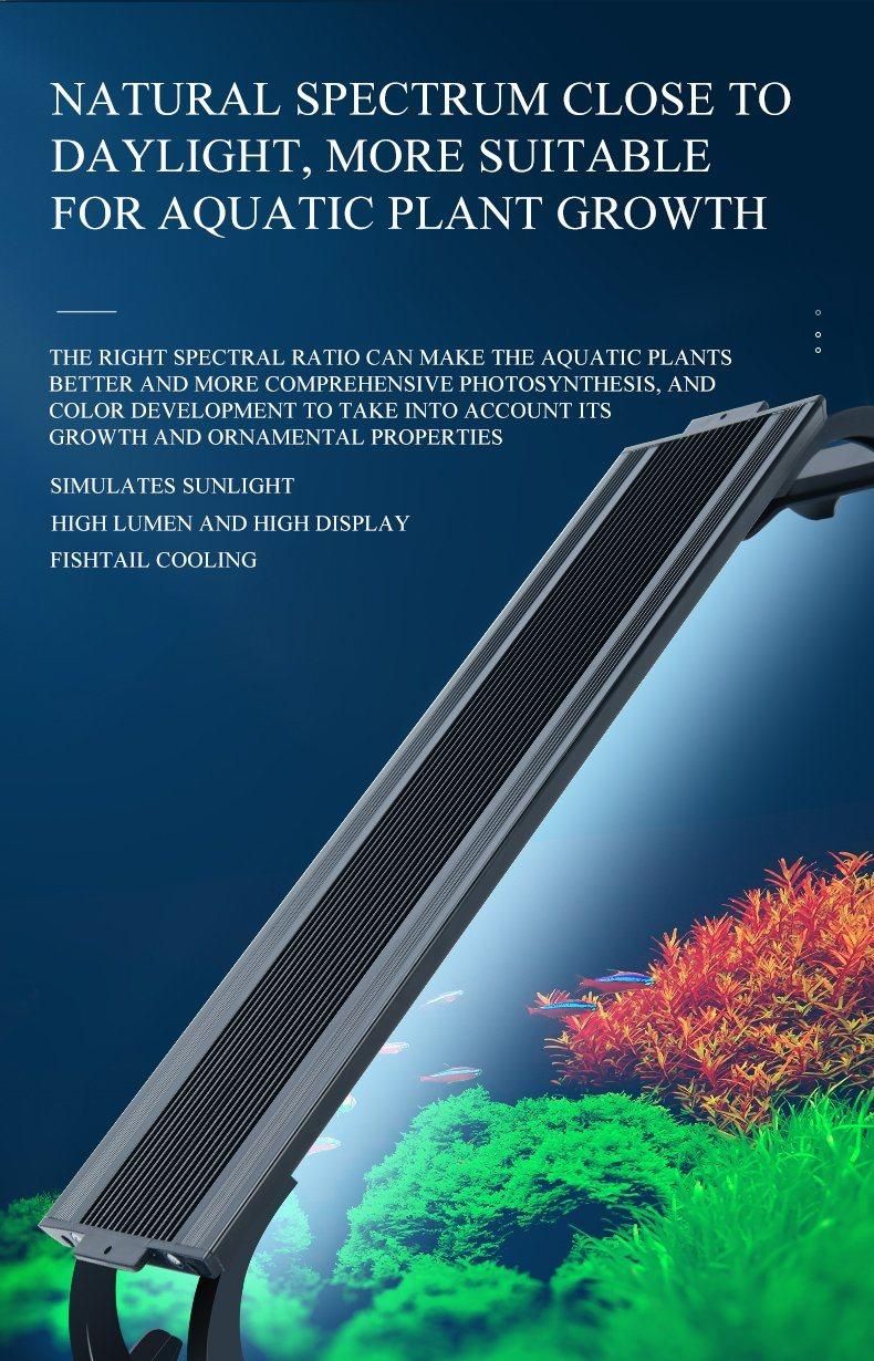 Yee Factory Wholesale Fish Tank Lighting Aquarium Accessories Fish Tank Light LED Fish Tank Lamp