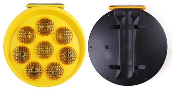 Dia. 400mm Sunflower Solar Powered Traffic Warning Light