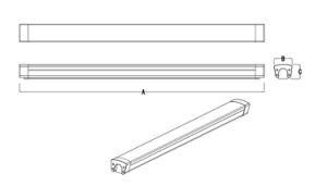 LED L&aacute; MPa IP65 Waterproof 1.2m 50W LED Tri-Proof Light for Freezer